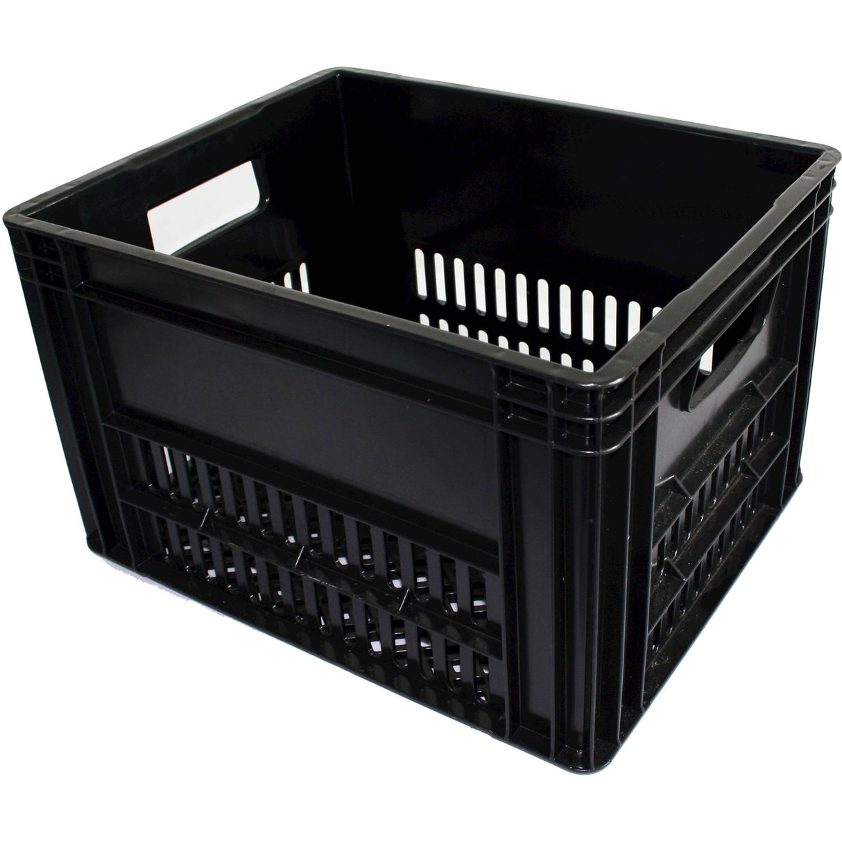 Bicycle crate luggage crate black 43x35x27cm