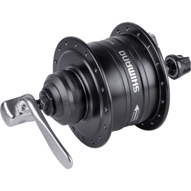 Shimano - Dynamonaaf HD -3D37 3 Watt - 36 buchi - Center -Lock - Rilascio rapido - Black