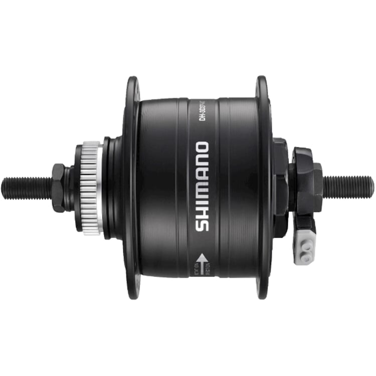 Shimano dynamonaaf 6v 3w centerlock svart