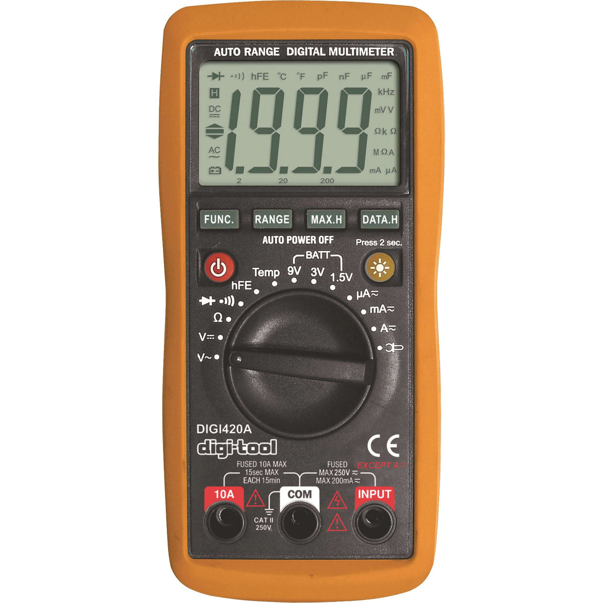 Digitool Digital Multimeter Digi420A