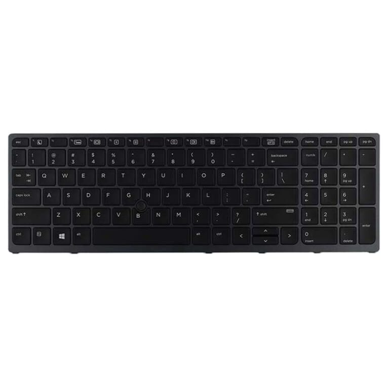 Hp laptop keyboard azerty be + backlight