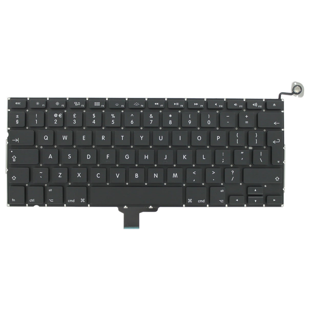 Udskiftning MacBook Keyboard QWERTY EU A1278 (2009-2012)