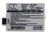 Blu-basic digital camera battery 7.4v 1080mah li-ion for canon