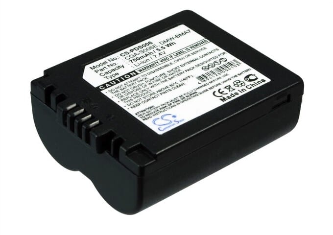 Batería de cámara digital Blu-Basic 7.4V 750mAh Li-ion para Panasonic