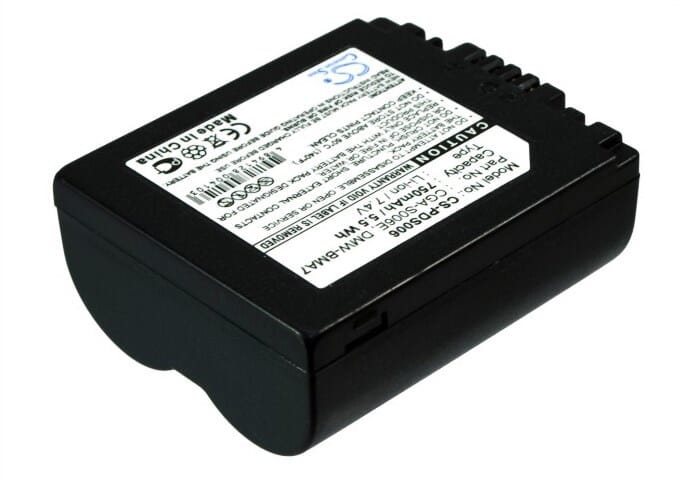 Blu-Basic Digital Camera Battery 7.4V 750MAH LI-ION pro Panasonic