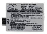 Blu-basic digital camera battery 7.4v 1080mah li-ion for canon