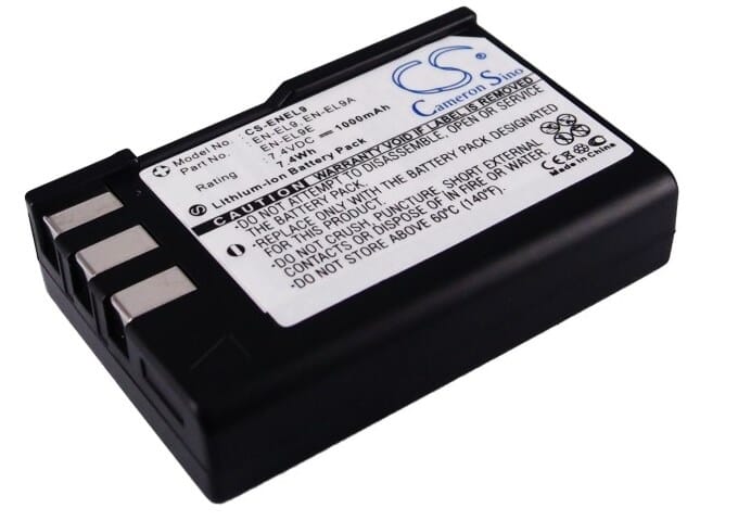 Batteria per fotocamera digitale Blu-Basic 7.4V 1000Mah Li-ion per Nikon