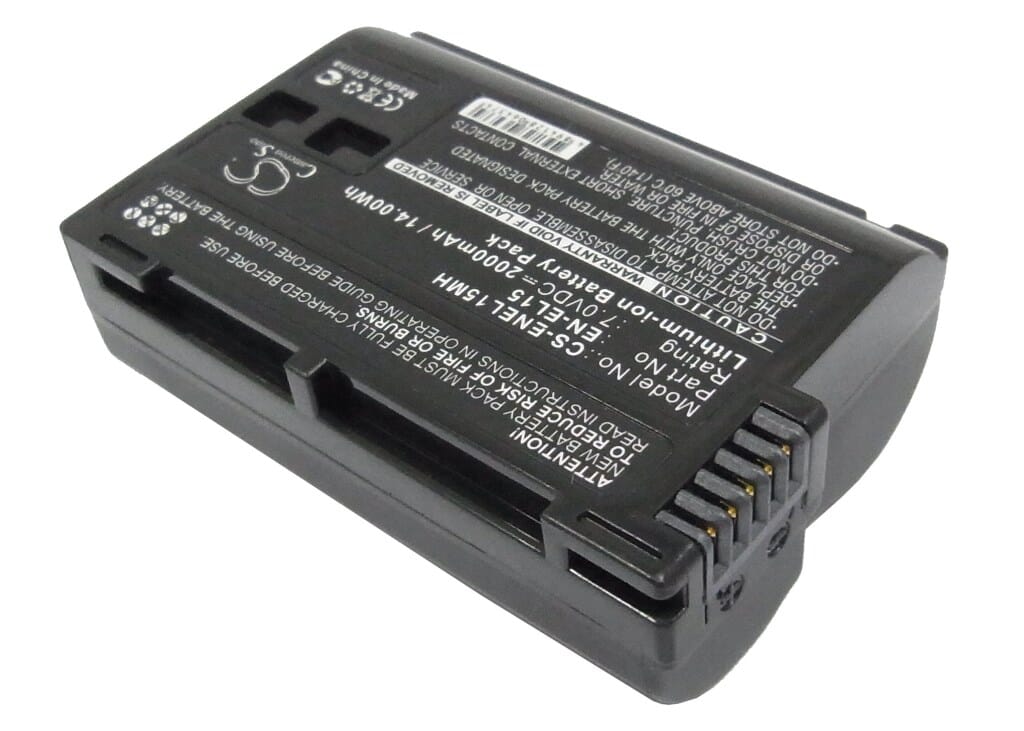 Replacement digital camera battery 7.0V 2000mAh li-ion for Nikon