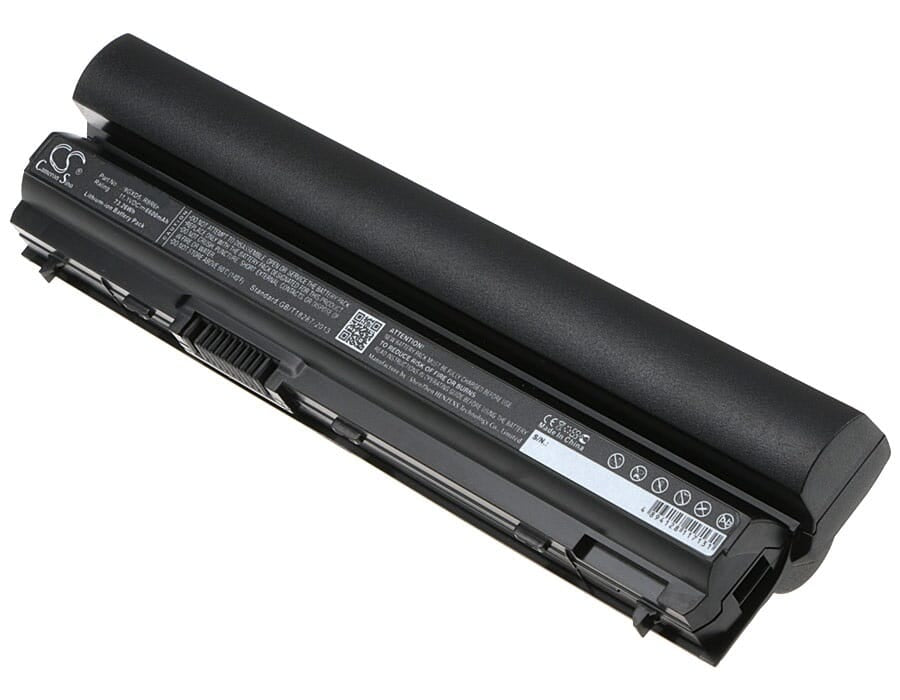 Batería de laptop de reemplazo extendida 6600 mAh