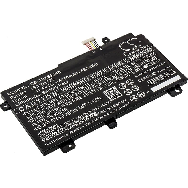 Replacement laptop battery 4100mAh