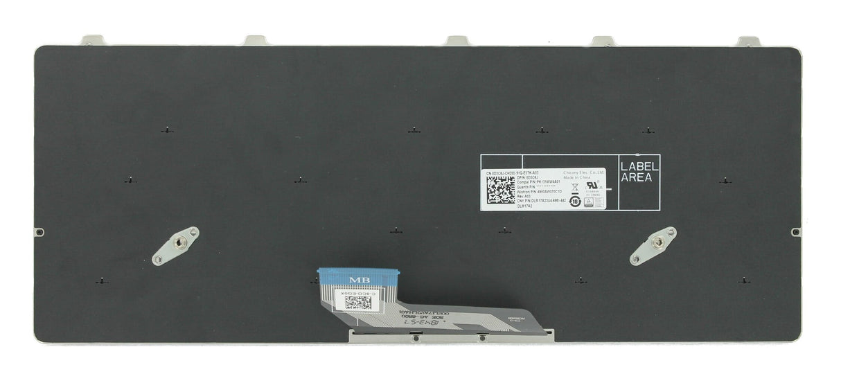 Dell laptop keyboard QWERTY US