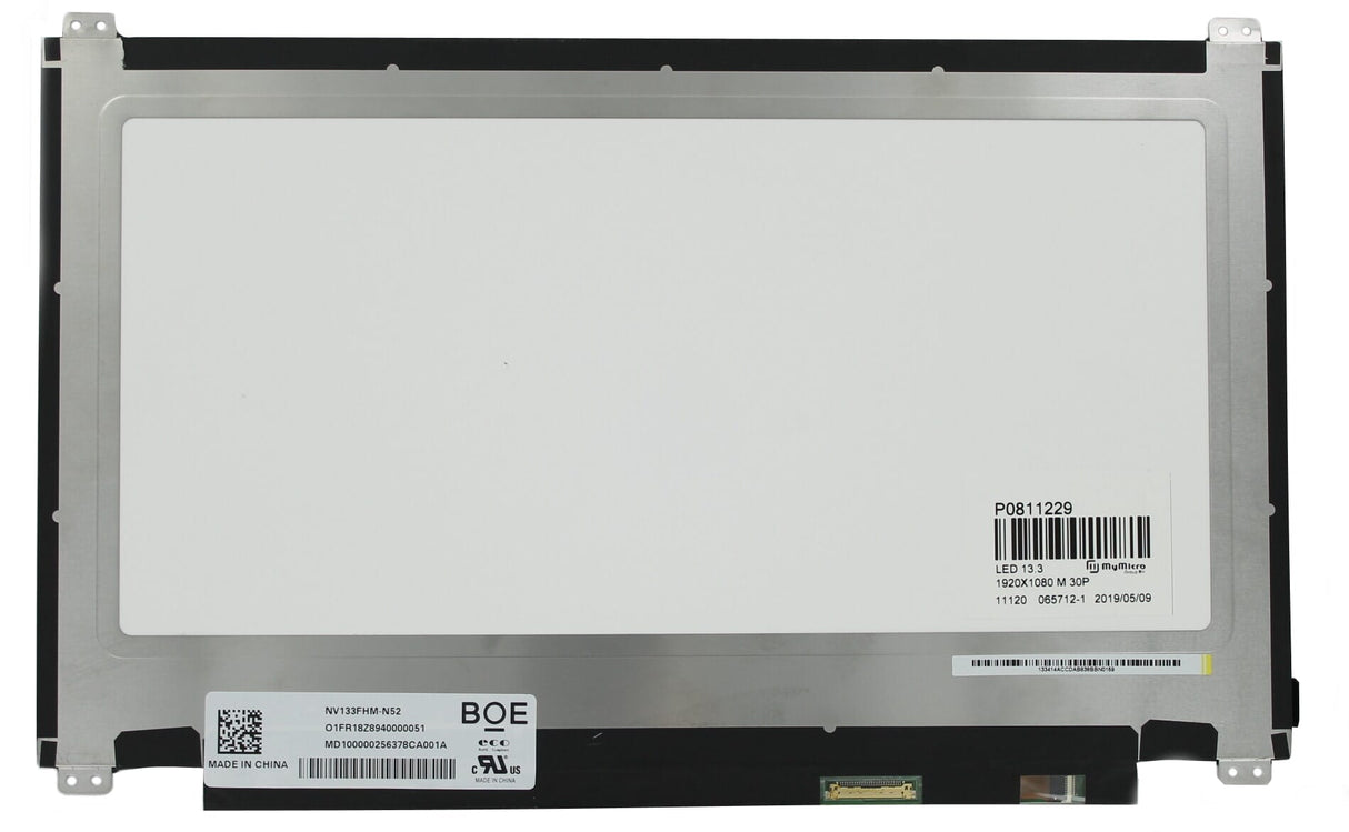 OEM 13.3 Inch LCD Scherm 1920x1080 Mat 30Pin eDP, IPS