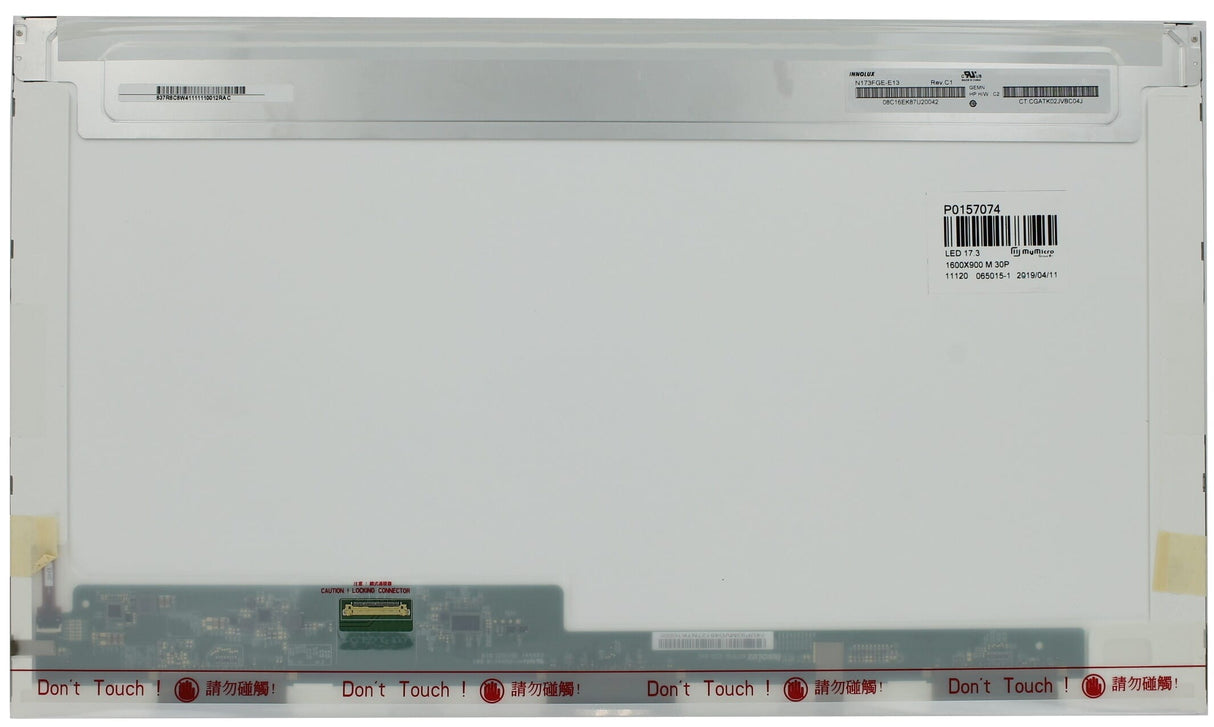 OEM 17,3 tum LCD -skärm 1600x900 MAT 30PIN EDP