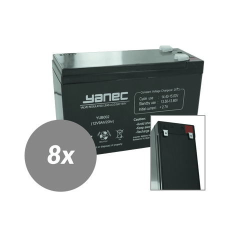 Yanec ups Batterie Ersatzset rbc105 (ausser Kabel)