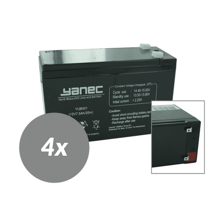 Yanec ups battery replacement set rbc63 (excl. cables)