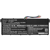 Batería de laptop de reemplazo 4750 mAh