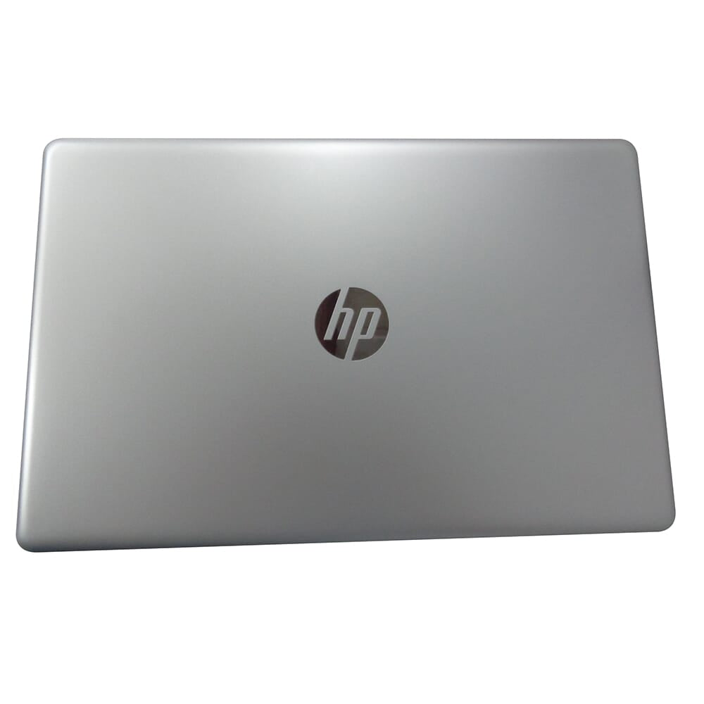 Hp laptop lcd back cover - silver