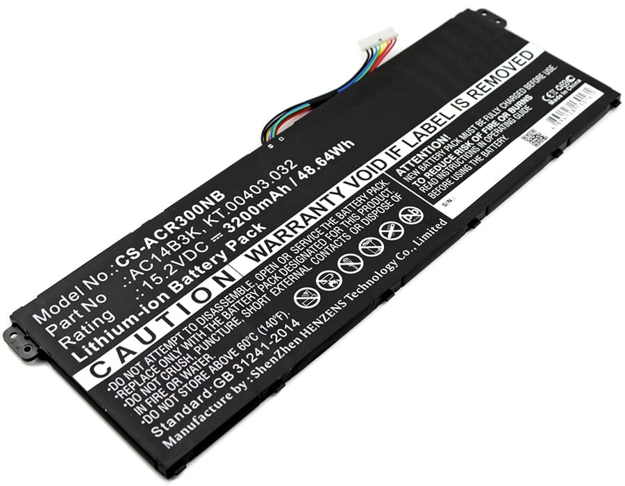 Replacement Laptop battery 3200mAh