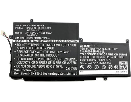 Replacement Laptop accu 5600mAh