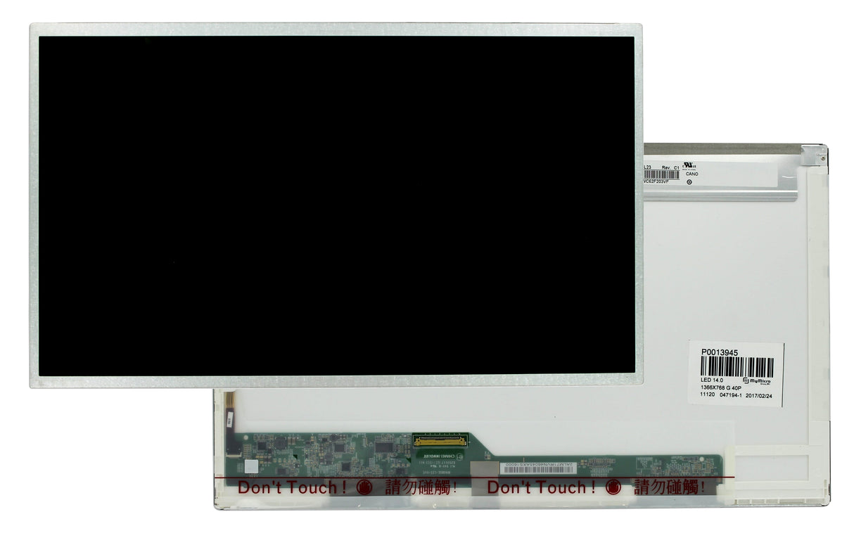 OEM 14.0 inch LCD screen 1366x768 Gloss 40pin