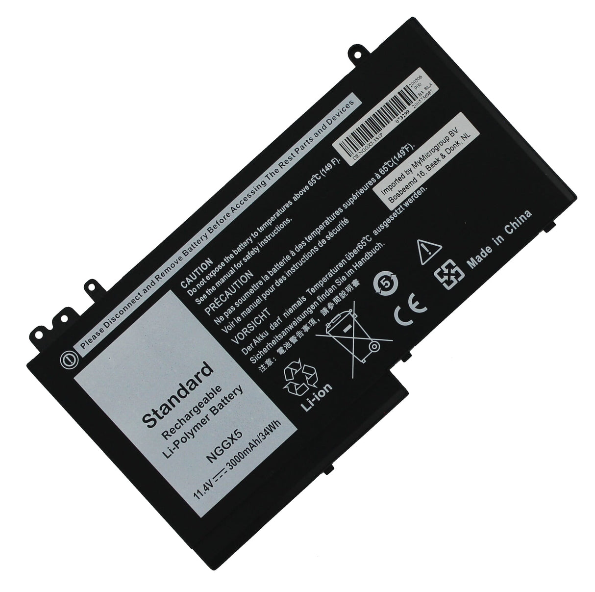 Ersatz -Laptop -Akku 3400mah