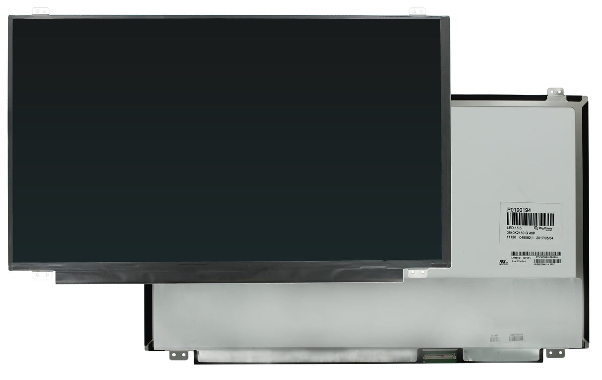 OEM 15,6 tommer LCD -skærm 3840x2160 Gloss 40pin EDP, IPS