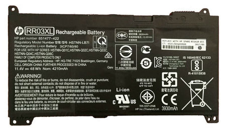 „HP“ nešiojamojo kompiuterio akumuliatorius 3930 mAh