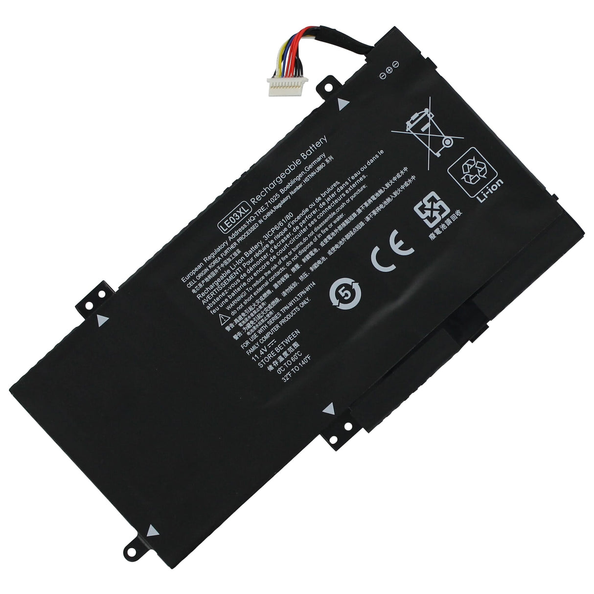 Erstatning Laptop Battery 3400mAh