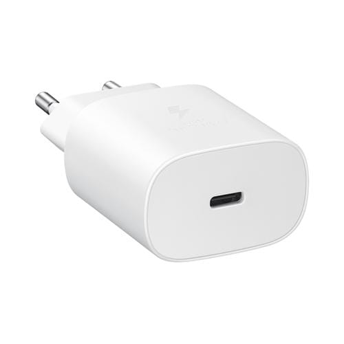 Samsung charger with cable 1m usb c 25w white
