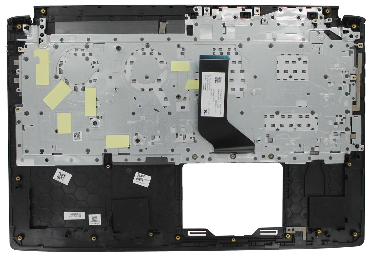 Type Acer laptop keyboard QWERTY US + top cover - black