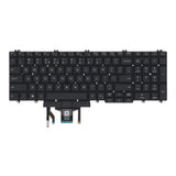 Dell laptop keyboard qwerty us + backlit