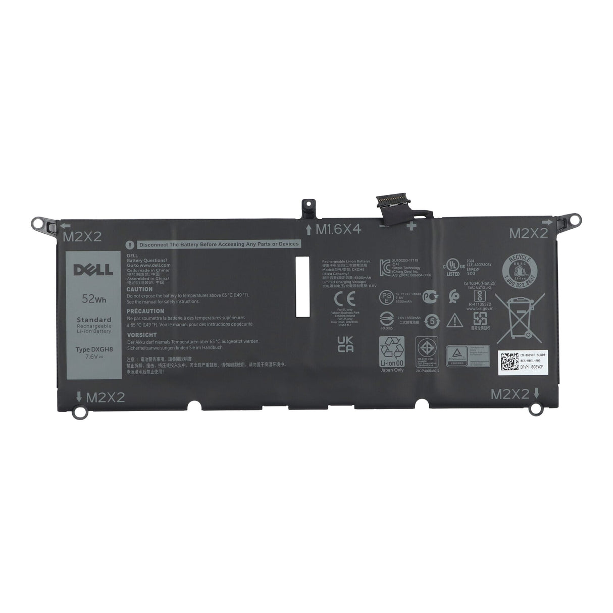Baterie notebooku Dell 6500 mAh