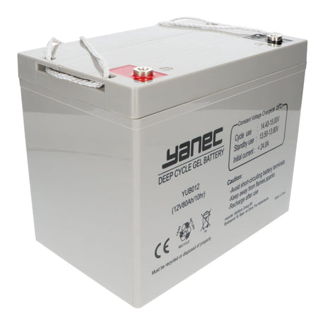 Yanec gel battery 12v 80ah
