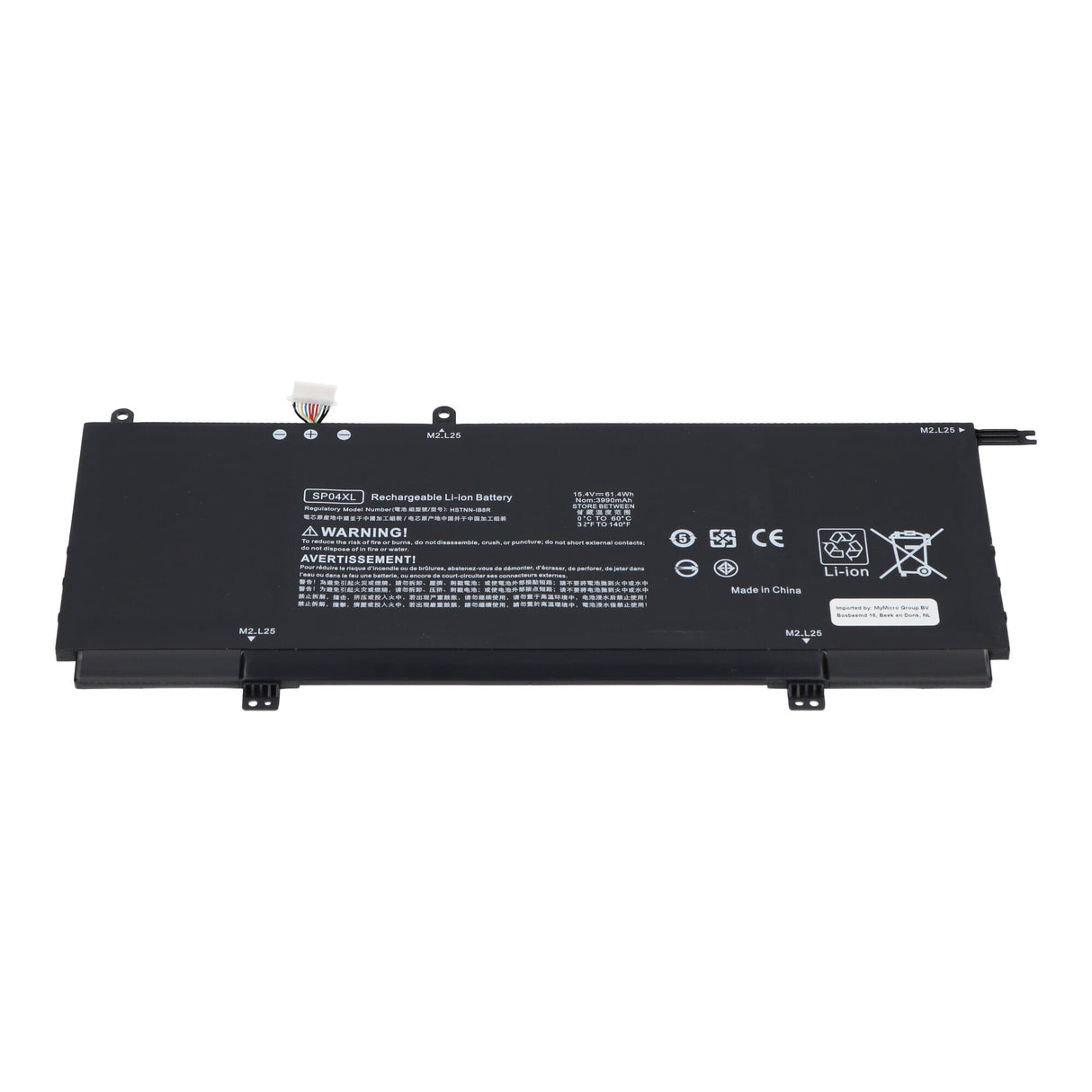 Replacement laptop battery 3850 mAh