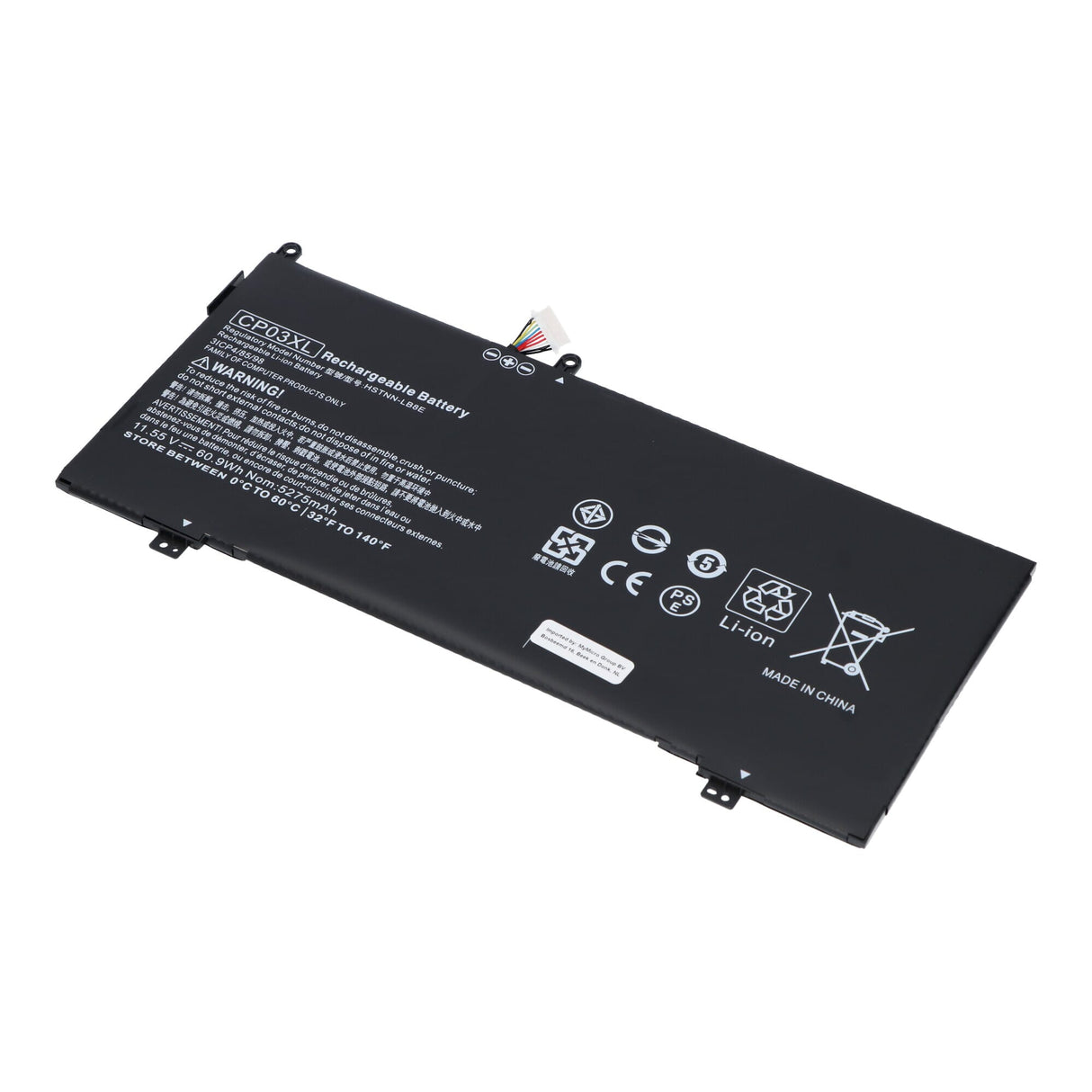 Erstatning Laptop Battery 4300 mAh