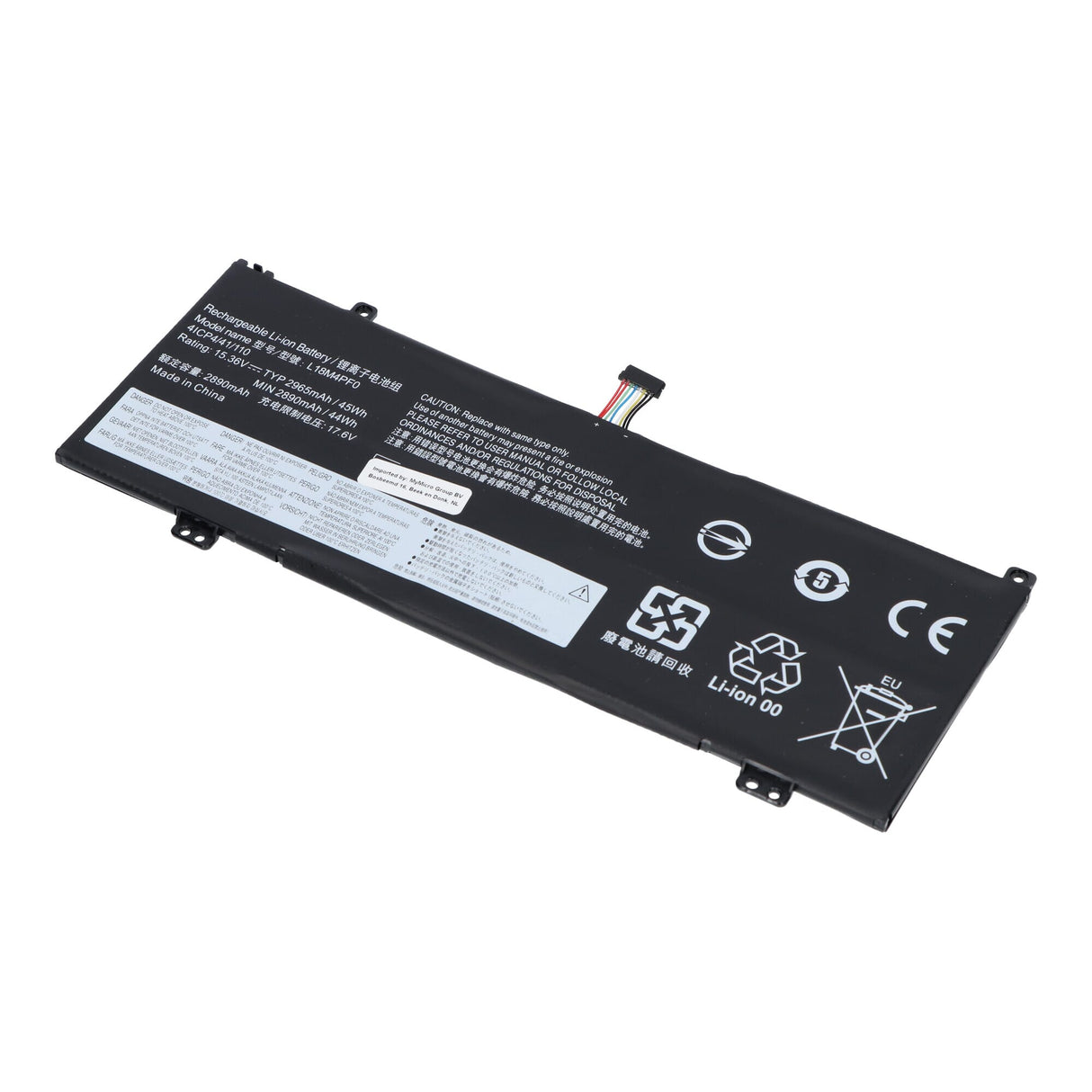 Erstatning Laptop Battery 2850 mAh