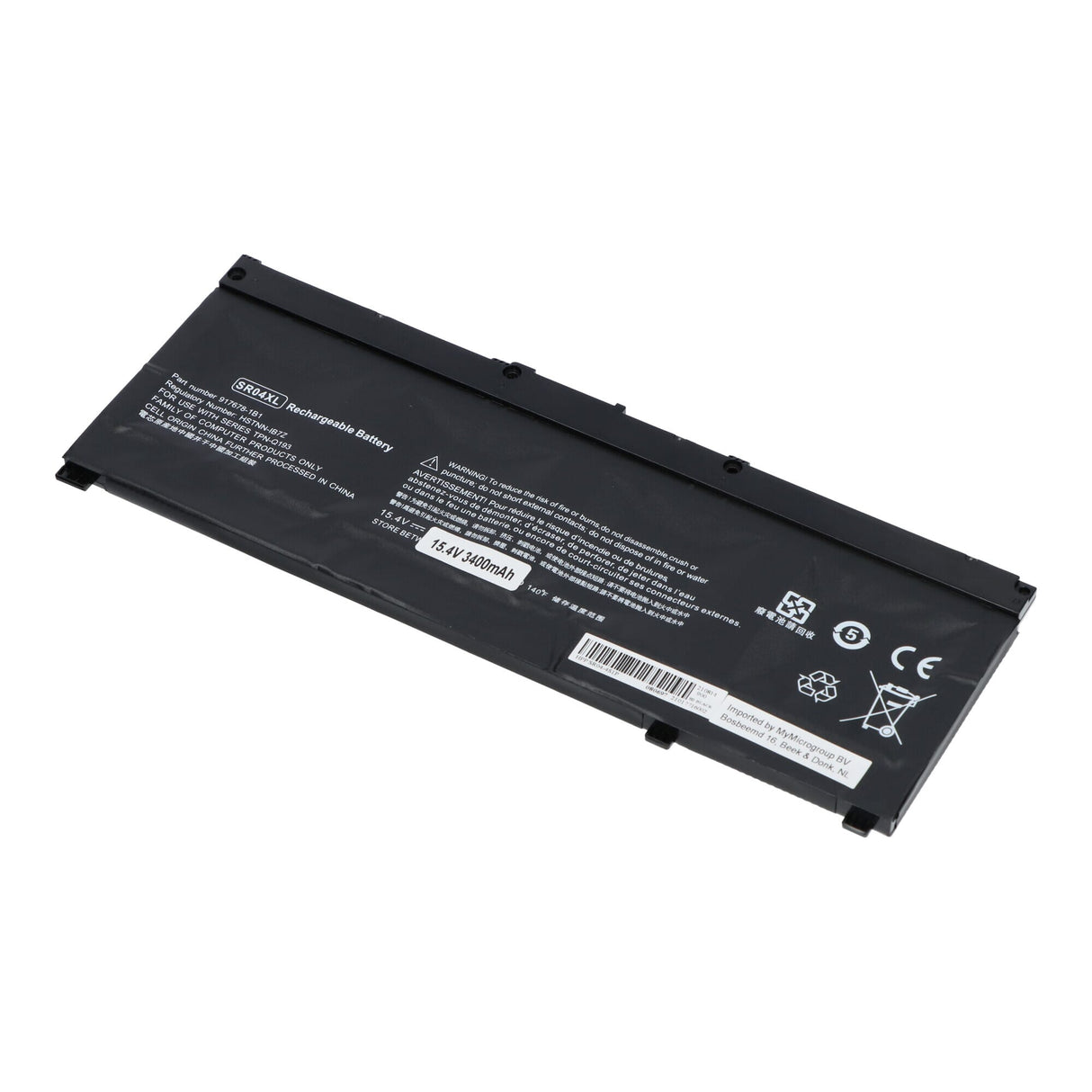 Batería de laptop de reemplazo 3400 mAh