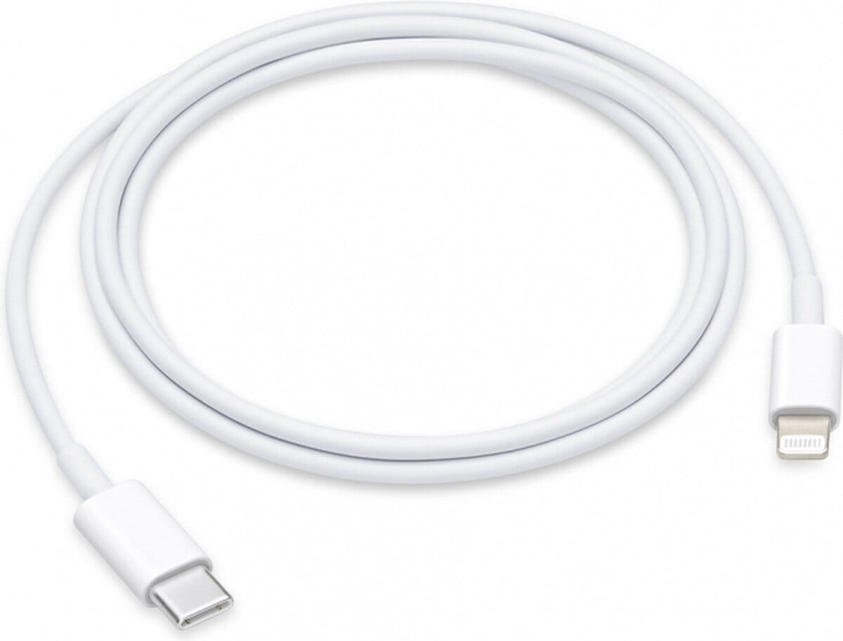 Enzo apple apple usb-c - lightning laddningskabel 1m vit - 9540070
