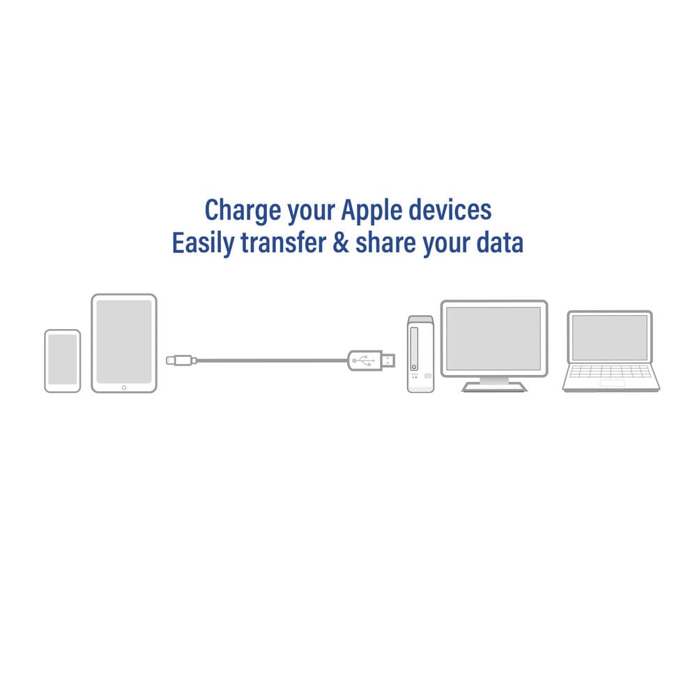 Act USB A to Lightning charging and data cable 2m MFI certified