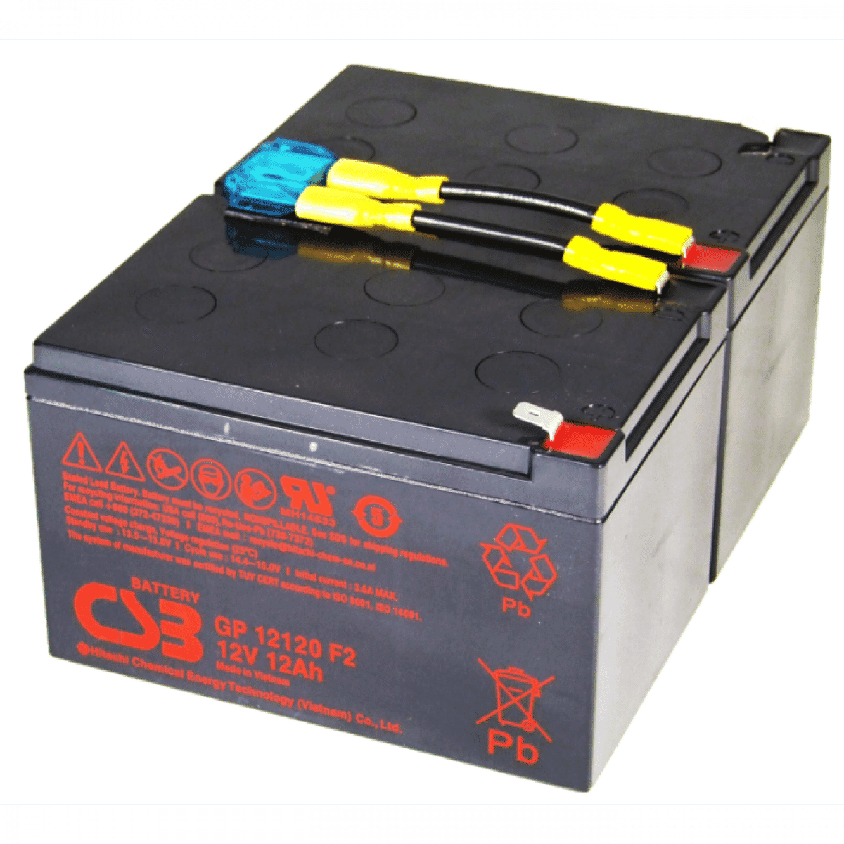 CSB UPS battery replacement kit RBC6 (incl. cables)