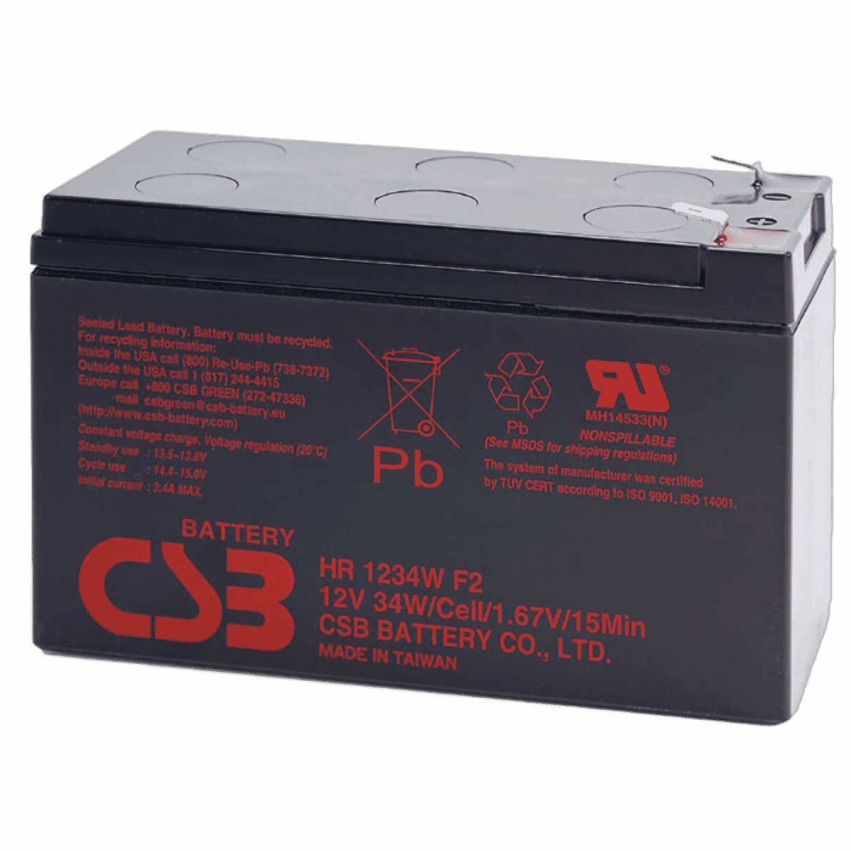 CSB UPS Battery Replacement Kit RBC110