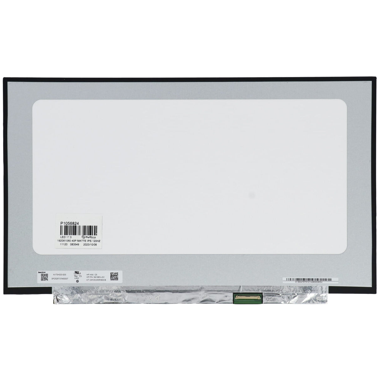 OEM 17,3 Zoll LCD -Bildschirm 1920x1080 Matte, 40pin, IPS, 120 Hz