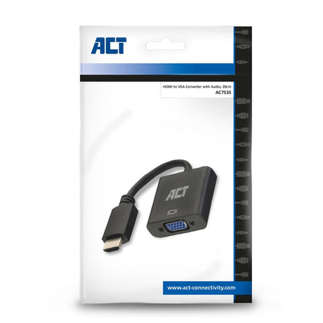 Kabel przejściowy Act AC7535 czarny
