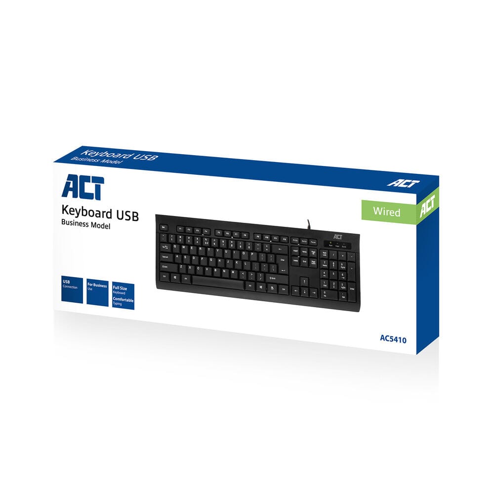 Akt Geschäfts Keyboard USB (Qwerty US Layout)