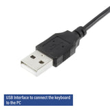 Akt Geschäfts Keyboard USB (Qwerty US Layout)
