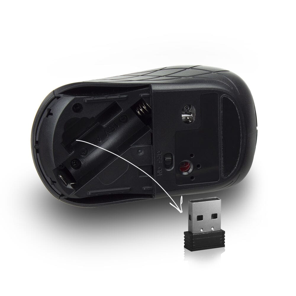ACT Wireless Teclado e Mouse USB Nano Receptor Qwerty