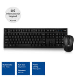 ACT Wireless Teclado e Mouse USB Nano Receptor Qwerty