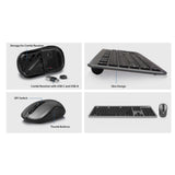 ACT Wireless Set com teclado e mouse (Layout Qwerty US)
