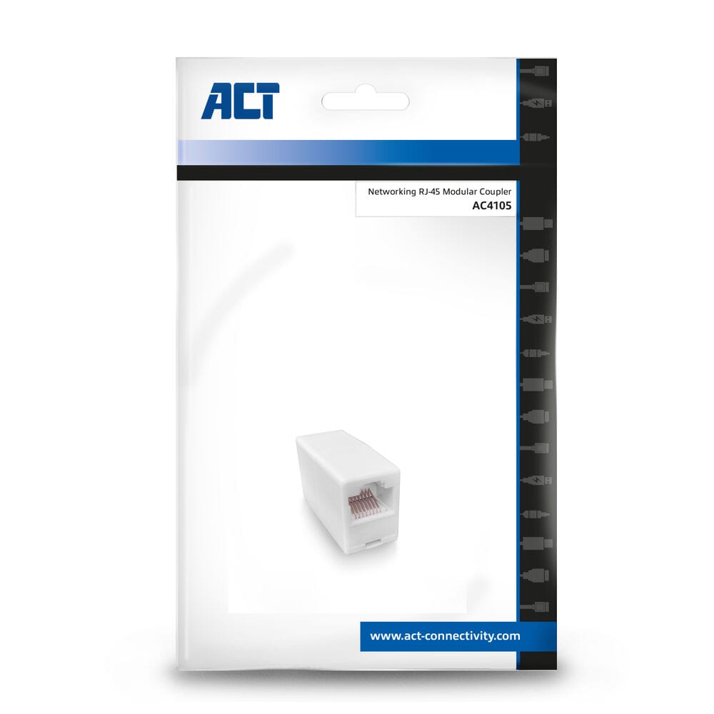 Akto modulinė mova rj-45 ac4105 balta