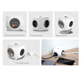 Act square power strip (pdu) with 3 sockets type f 1.5m